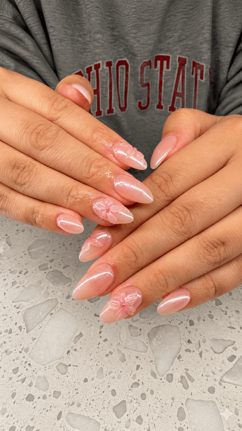 Centered nail art portrait-5