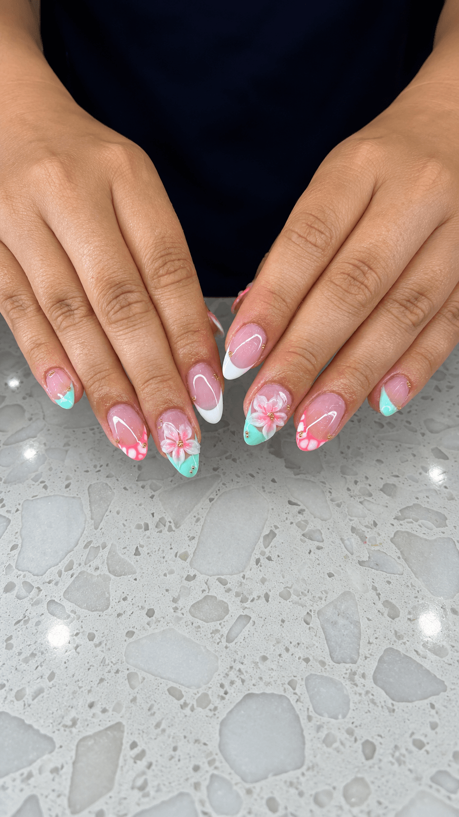 Elegant manicure in portrait framing-1